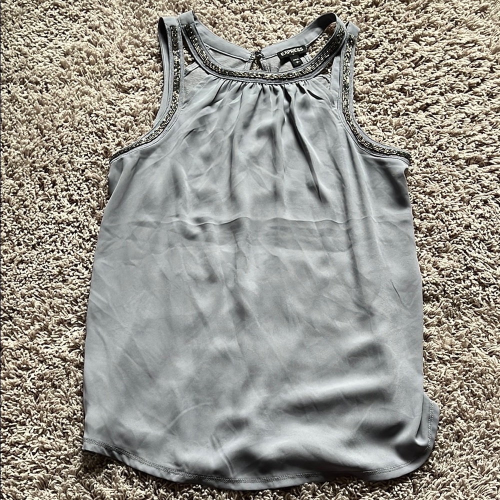 Express beaded dress tank
